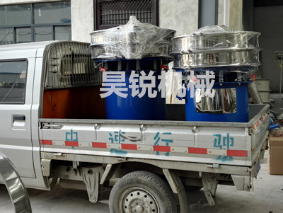 【发货通知】两台XZS-1000-1S型不锈钢旋振筛，已发出蚌埠马经理请查收！