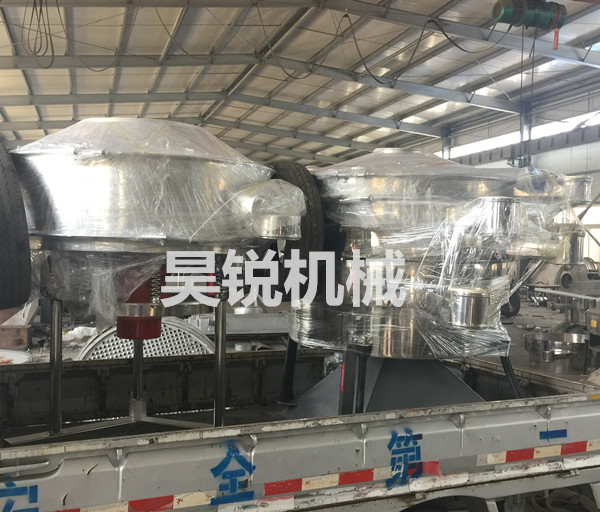 【发货通知】YBS-1200-2S型不锈钢摇摆筛，已发出广州董经理请查收！