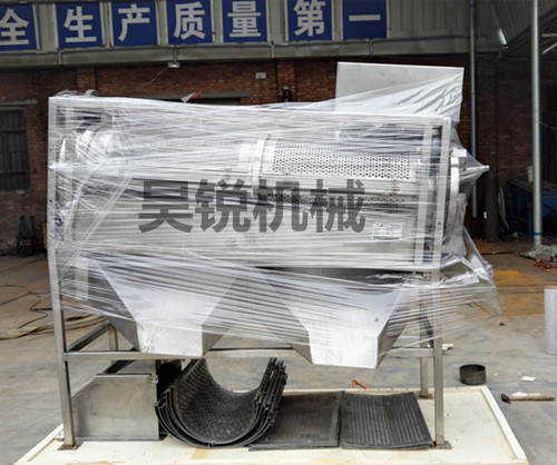 【发货通知】GTS-520-2S型不锈钢滚筒筛，已发出厦门邱经理请查收！
